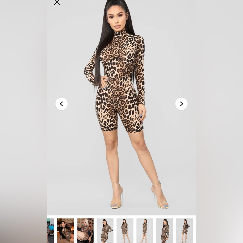 Lovin' Leopard Romper - Leopard